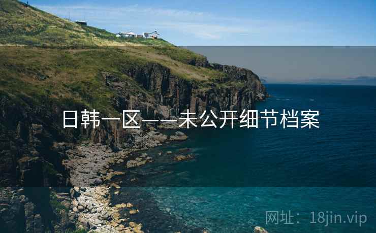 日韩一区——未公开细节档案