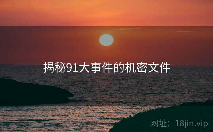 揭秘91大事件的机密文件