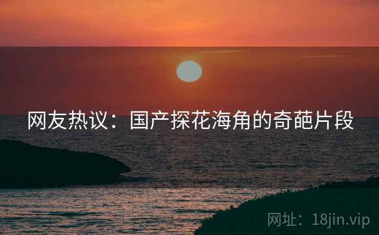 网友热议：国产探花海角的奇葩片段