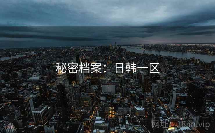 秘密档案：日韩一区