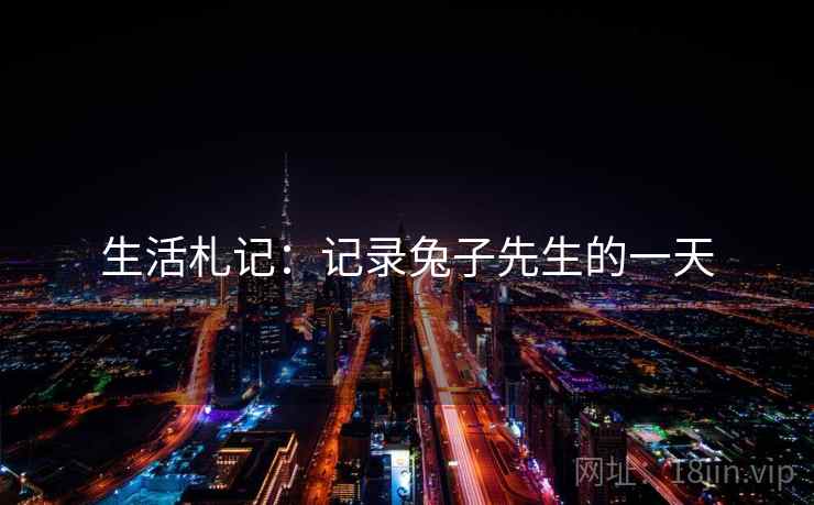 生活札记：记录兔子先生的一天